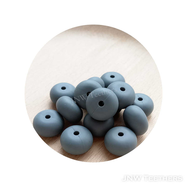 14mm Silicone Abacus - Dim Gray