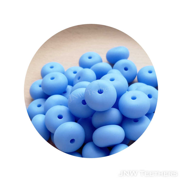 14mm Silicone Abacus - China Blue