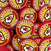Kansas City Chiefs Round Football Teams silicone focal beads