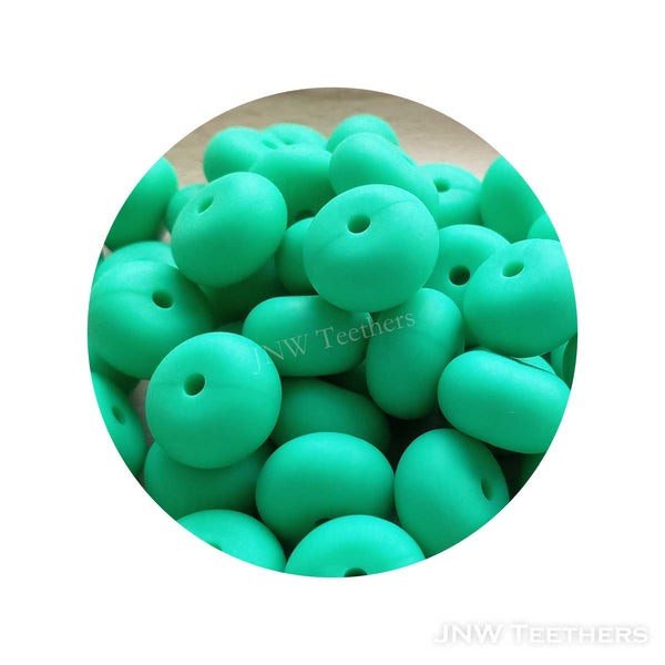 14mm Silicone Abacus - Kelly Green