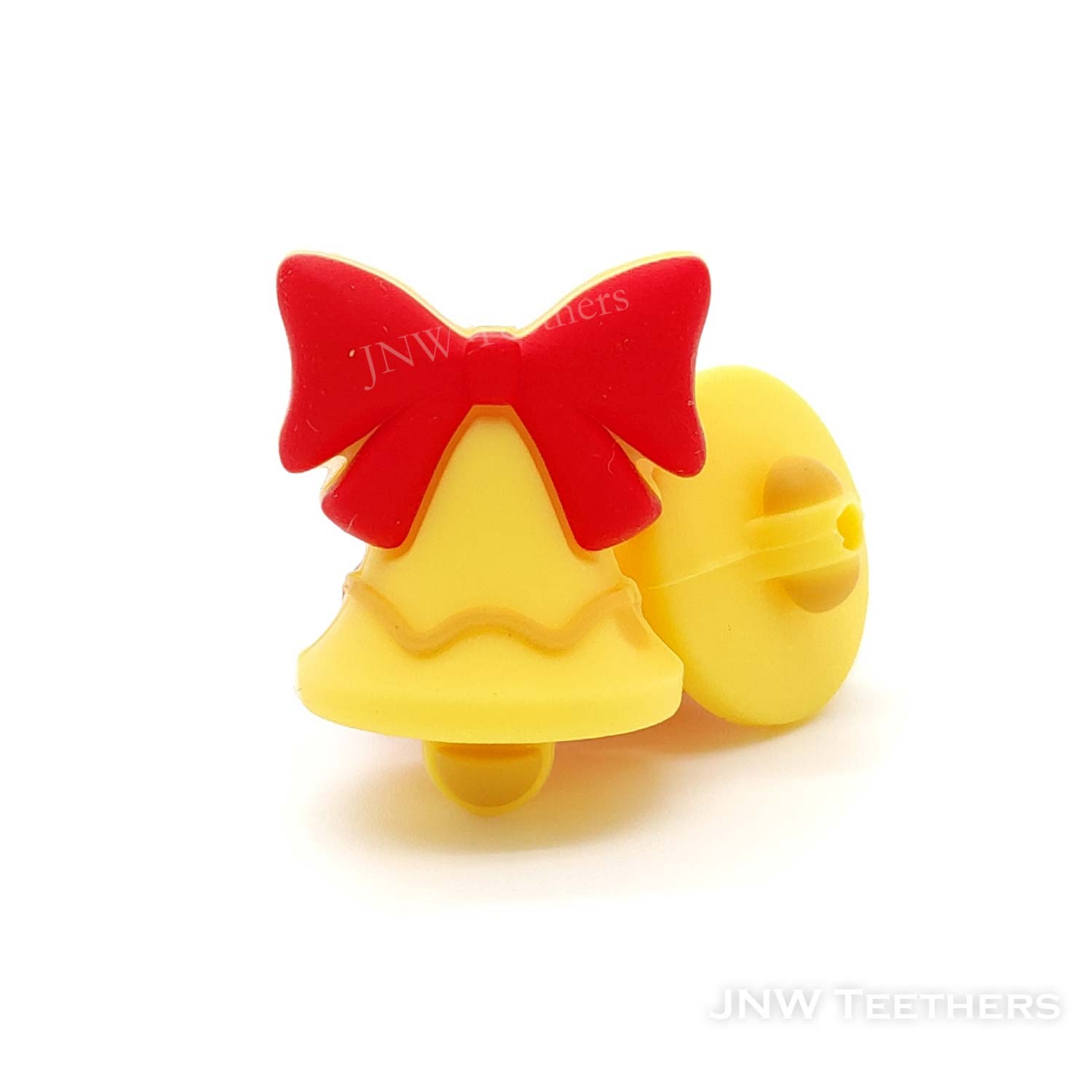 3D Christmas Bells silicone focal beads
