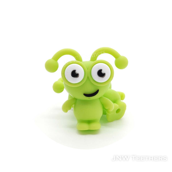 3D Cricut Cutie silicone focal beads chartreuse