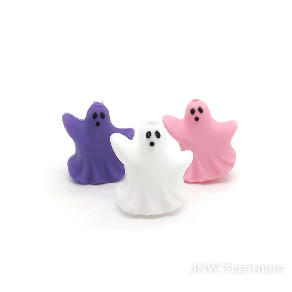3D dancing ghost silicone focal beads
