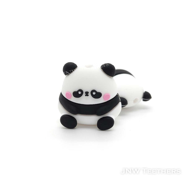 3D Panda Bear silicone focal beads