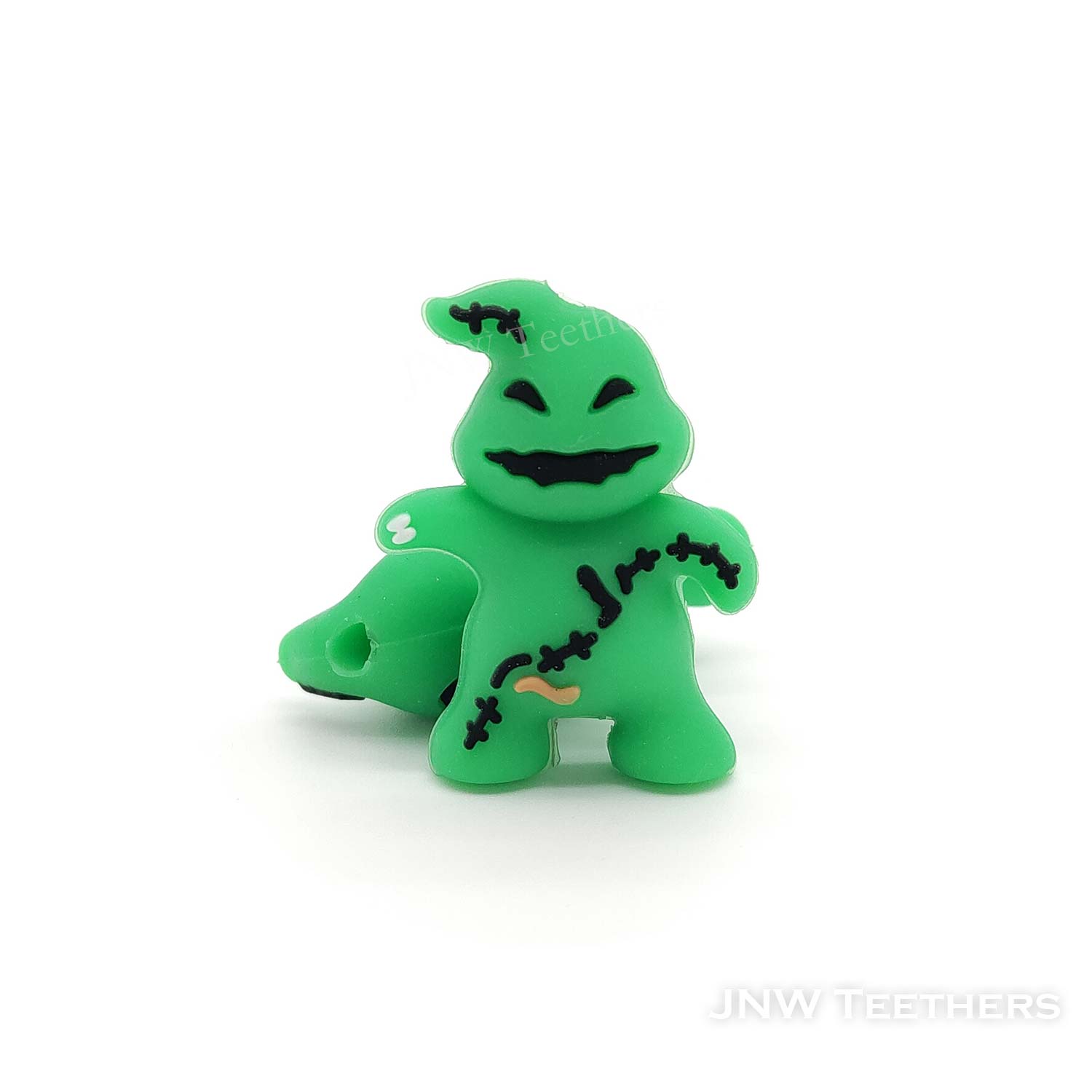 3D Green Oogie silicone focal beads