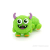 3D monster silicone focal beads chartreuse