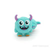 3D monster silicone focal beads mint