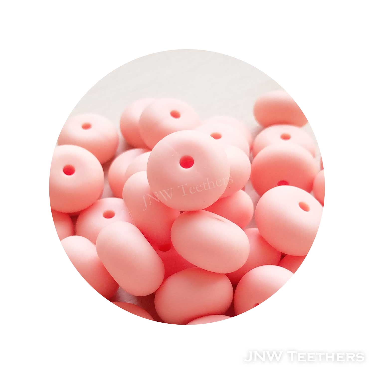 14mm Silicone Abacus - Peachy