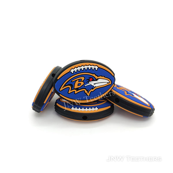 Baltimore Eagle Football Teams silicone focal beads