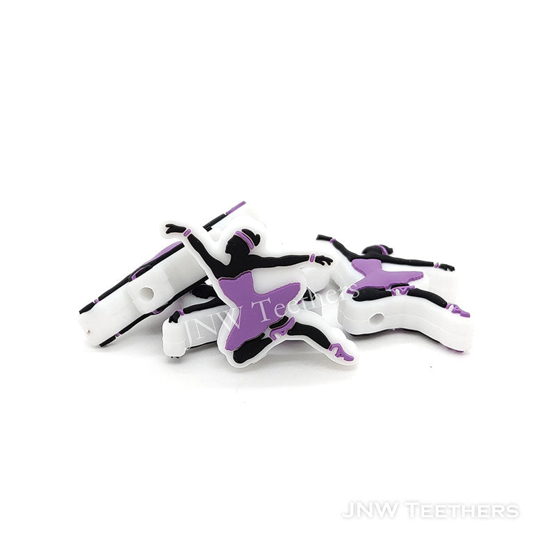 Ballet Dancer Silicone Focal Beads