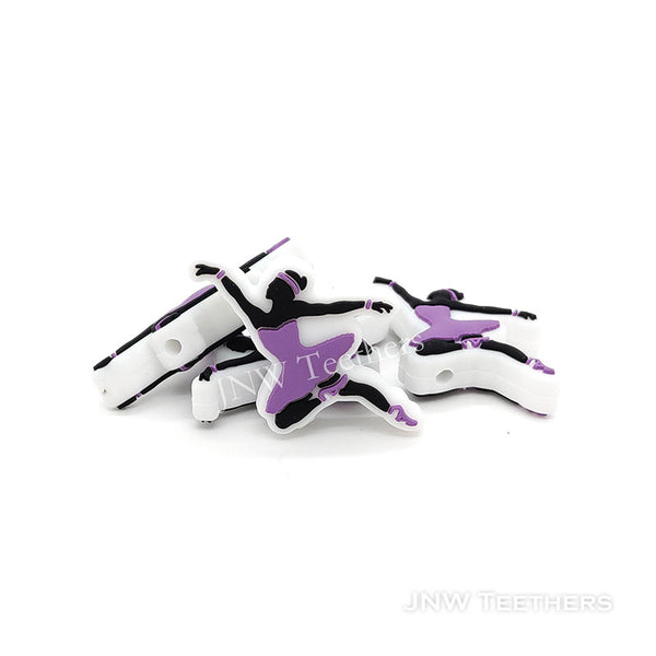 Ballet Dancer Silicone Focal Beads