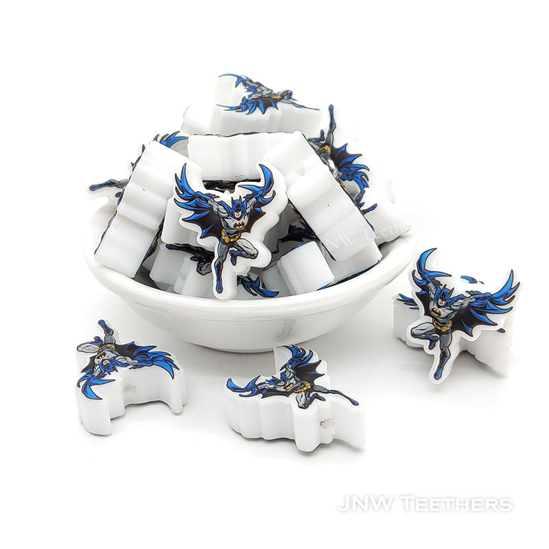 Bat Boy Silicone Printed Beads