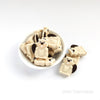 Beaver silicone focal beads oatmeal