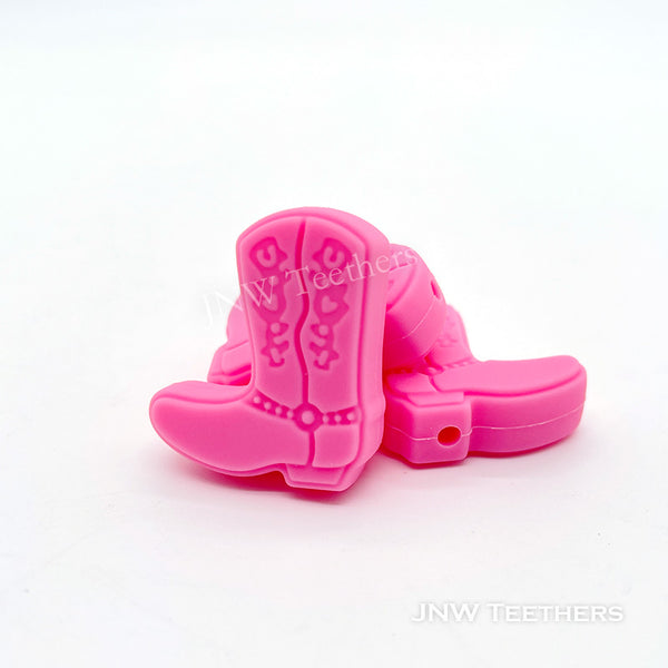 Botas Cuentas Silicona Rosa