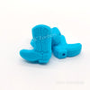 Stiefel Silikonperlen blau
