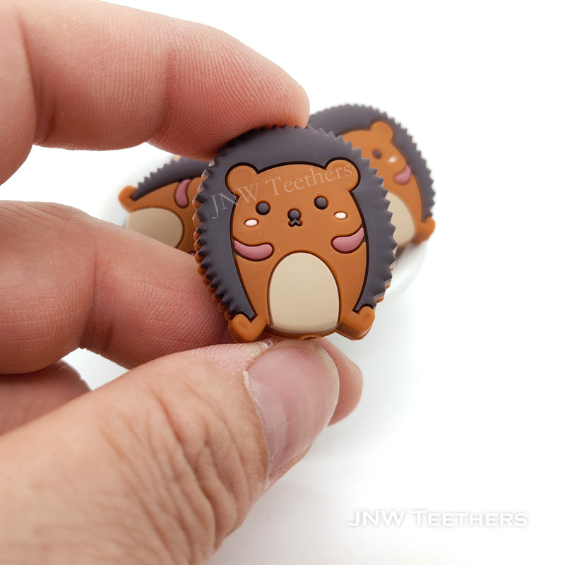 Hedgehog silicone focal beads