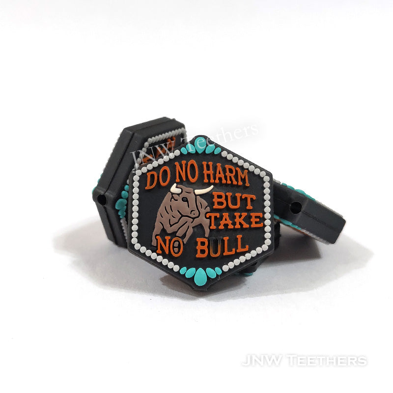 Do not harm bull silicone focal beads