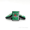 Burn book silicone focal beads green