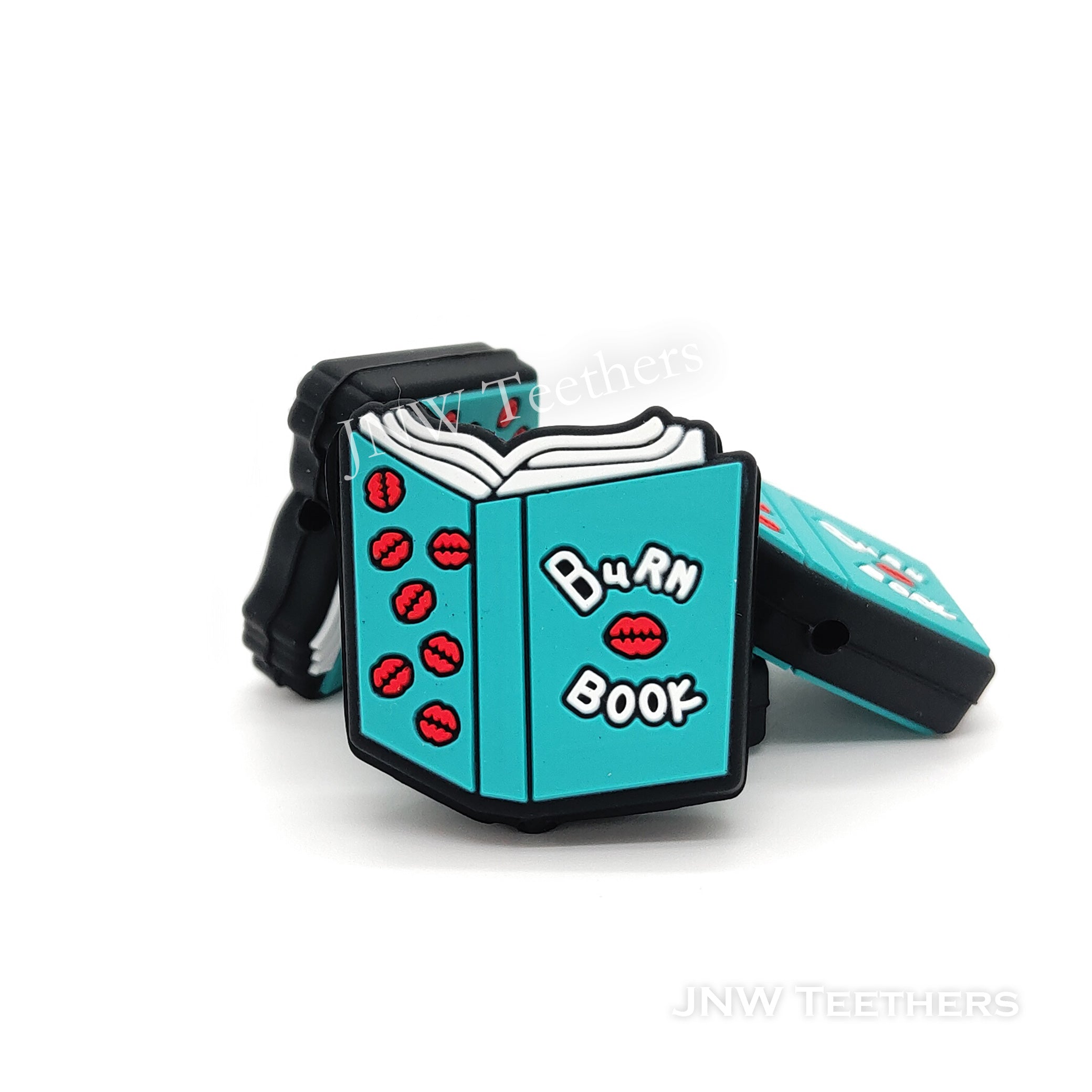 Burn Book Silicone Focal Beads Turquoise