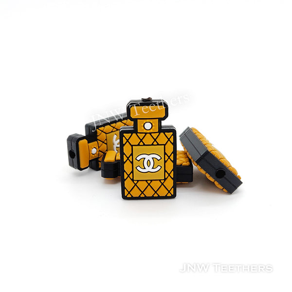 CC Perfume Bottle Silicone Focal Beads