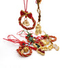 Braided lanyard cell phone charm