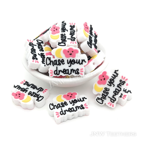 Choose your dreams silicone focal beads