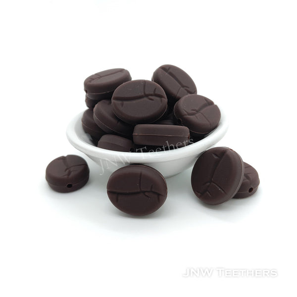 Coffee Bean silicone beads