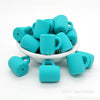 coffee mug silicone beads turquoise