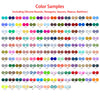 JNWTeethers silicone beads color samples