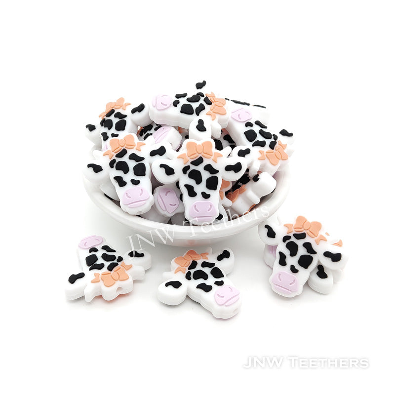 Cow Head Silicone Focal Beads