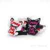Crazy lady silicone focal beads