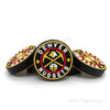 Denver Nuggets Football Teams silicone focal beads