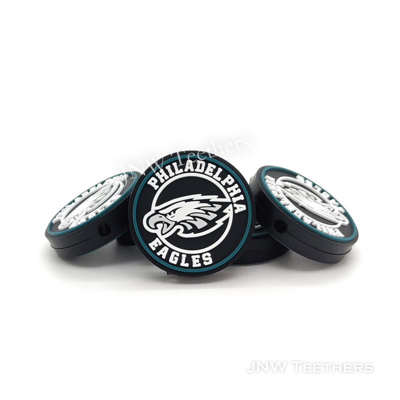 Philadelphia Eagles Football Teams silicone focal beads