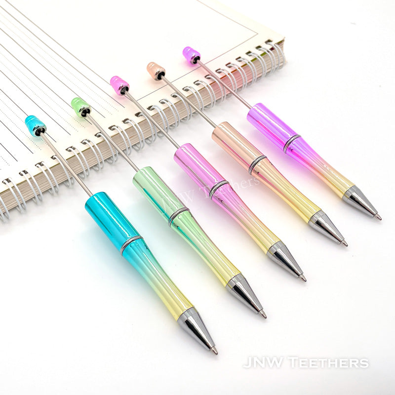 Plating Gradient Plastic Beadable Pens