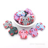 Perles focales en silicone éléphant