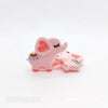 Pink  Elephant Silicone Focal Beads