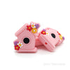 Silikon Motivperle Vogelhäuschen | Candy Pink
