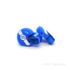 Blue Helmet Football Teams silicone focal beads