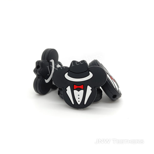 Mouse groom silicone focal beads