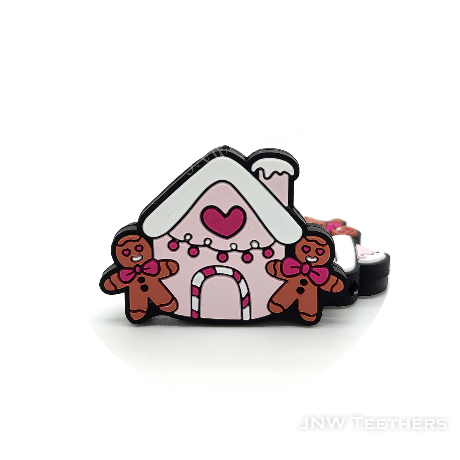 Gingerbread Pink House Focals
