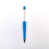 Pack 20 Sparkle Plastic Beadable Pens DIY Bead Ballpoint Pens - Pattern B