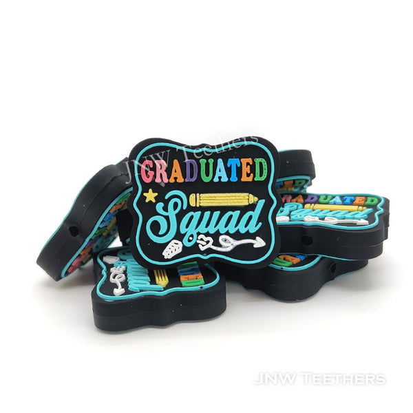 Graduated squad silicone focal beads