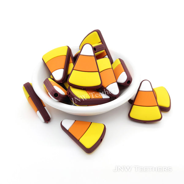 Halloween Corn silicone focal beads