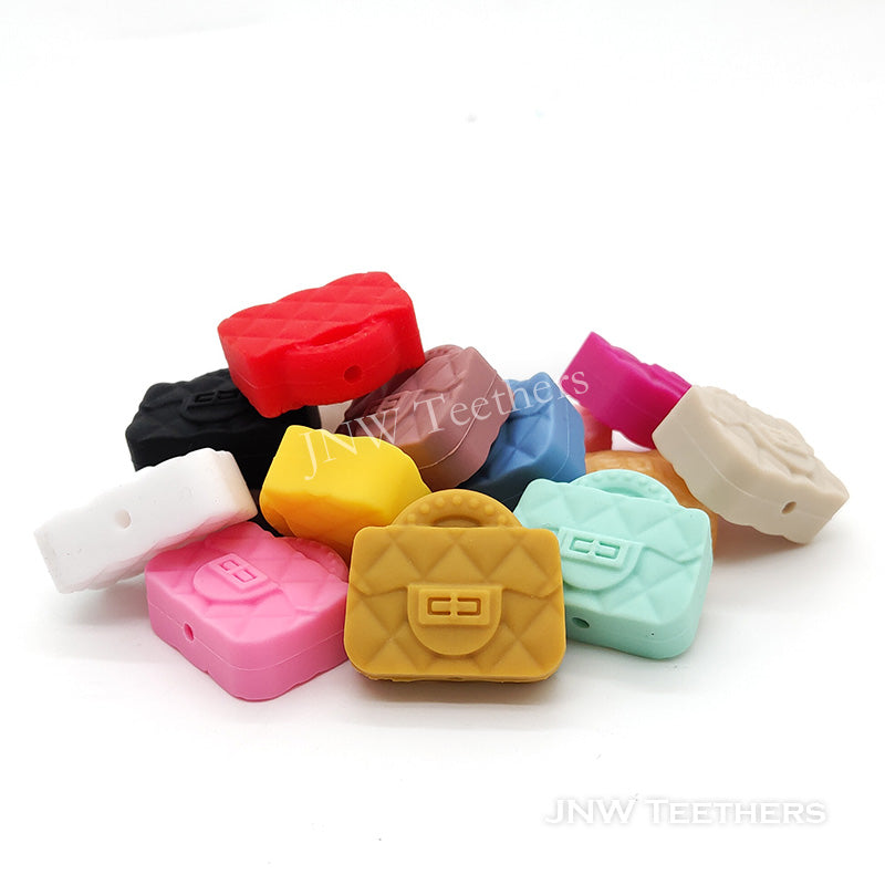 handbag silicone focal beads