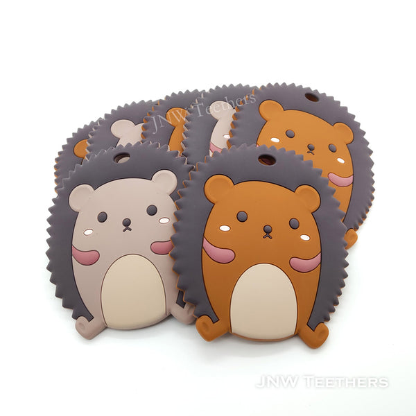Hedgehog silicone teethers