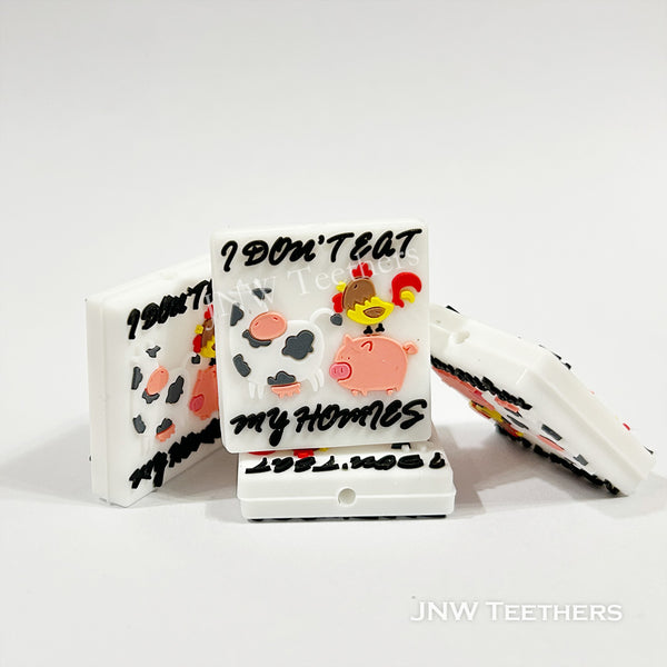 I don't eat my homes animals silicone focal beads