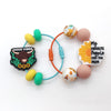 JNWTeethers Colorful beadable cable wire stainless steel rings