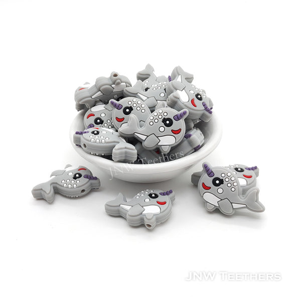 Pack 5 Perles Focales de Pâques en Silicone