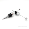 Metal beadable bottle stopper