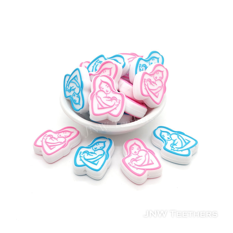 Motherhood silicone focal beads